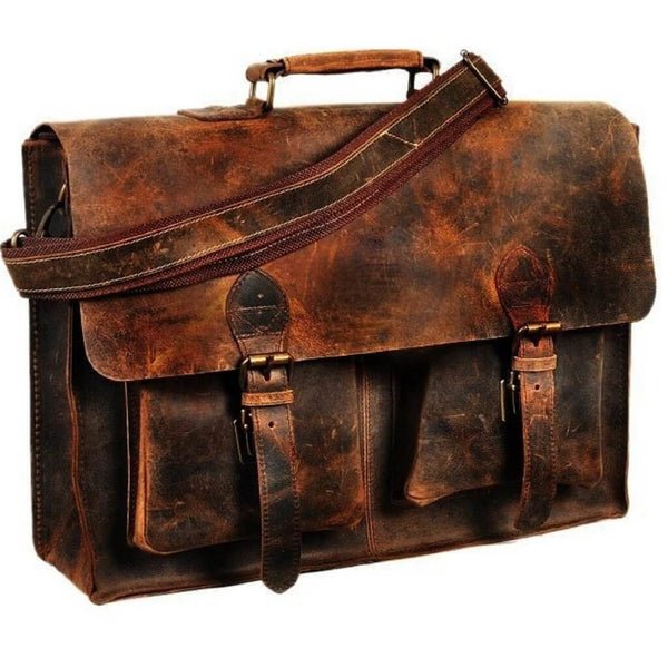 Retro Style Buffalo Leather Bags W/ With A High-quality Leather Bags Gallery