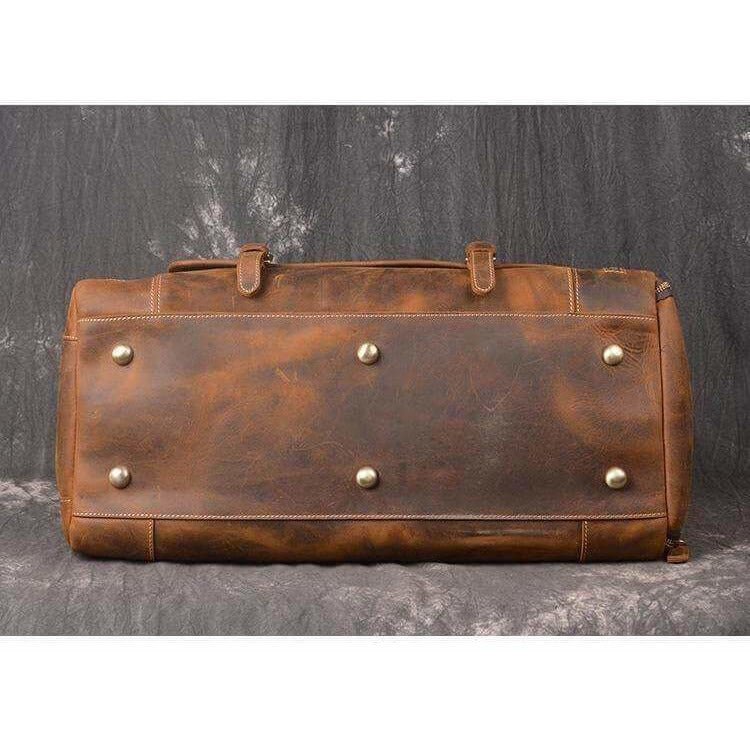 Crazy Horse Men’s Leather Overnight Bag Leather Bags Gallery