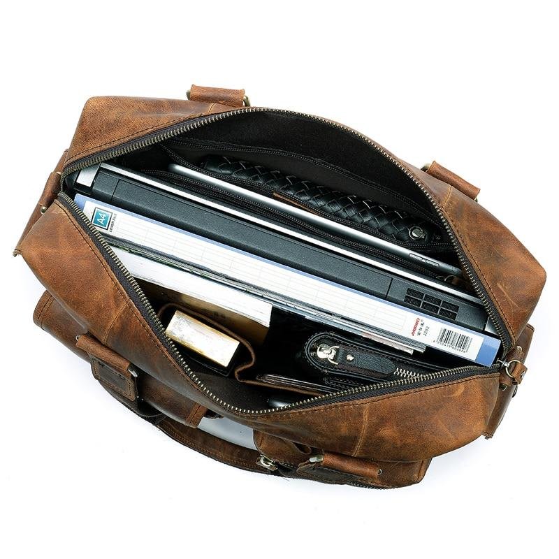 Vintage Retro Leather Shoulder Handbag
