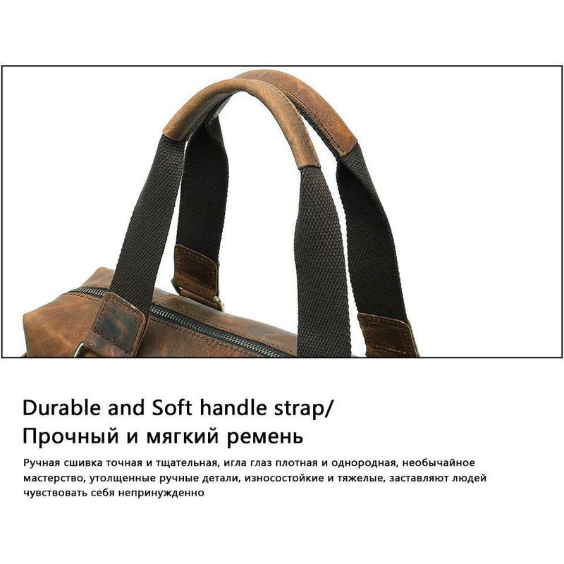 Vintage Retro Leather Shoulder Handbag